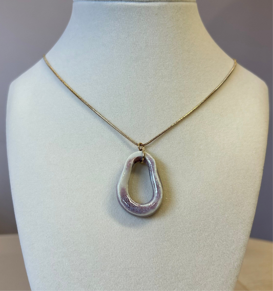 Purple Shell Pendant