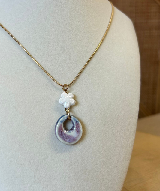 Flower and Shell Pendant