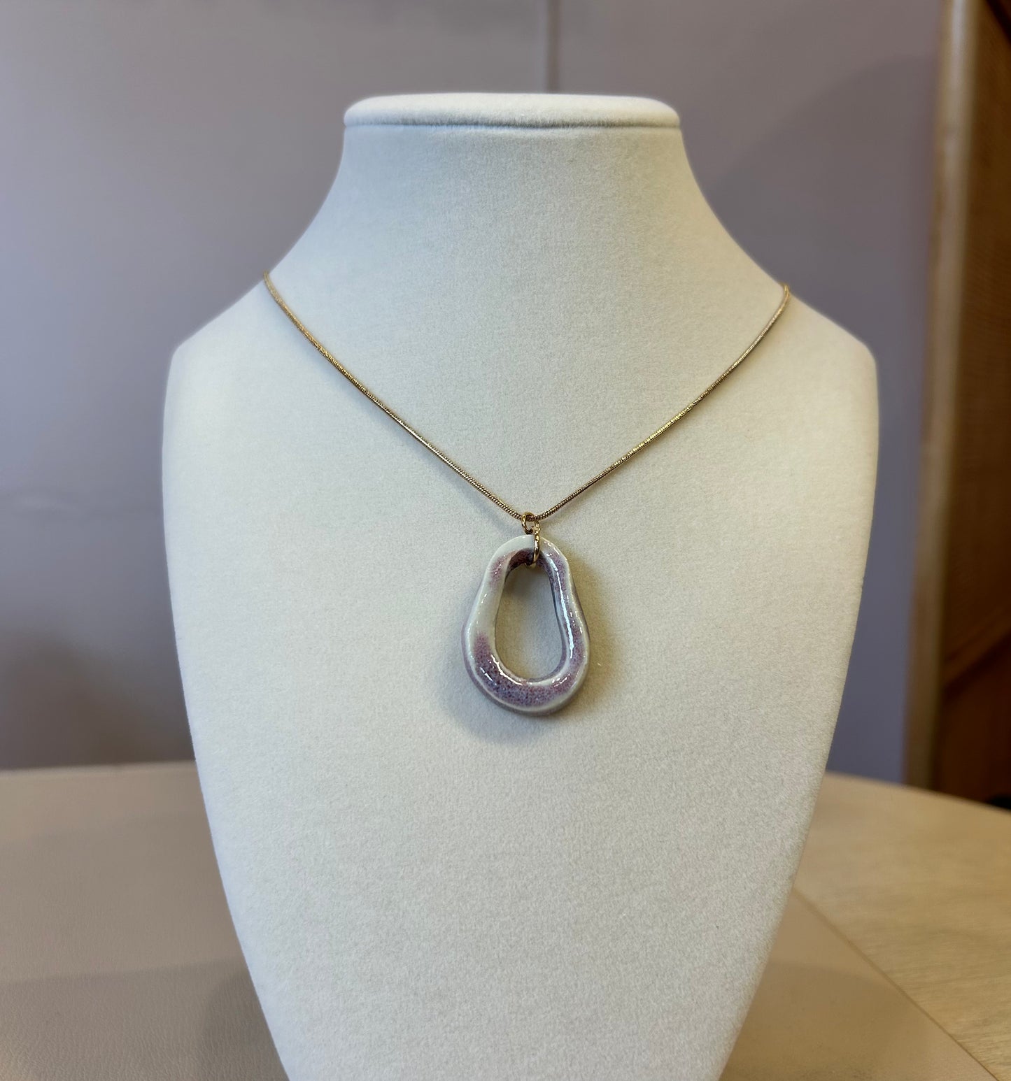 Purple Shell Pendant