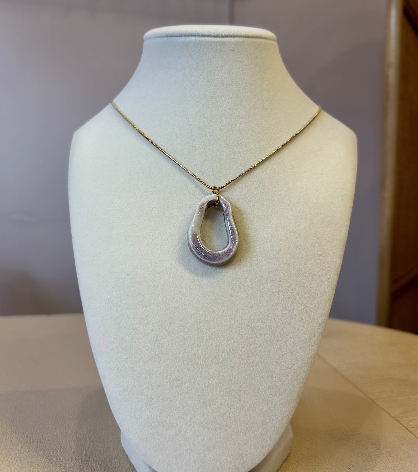 Purple Shell Pendant