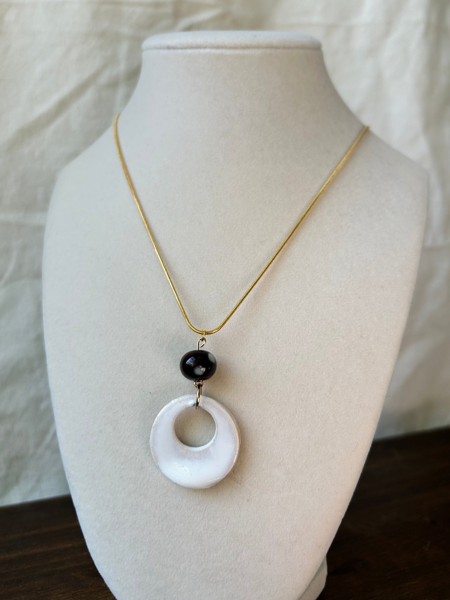 White Mod Pendant