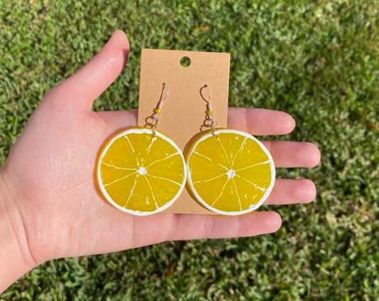 Lemon Slice Earrings
